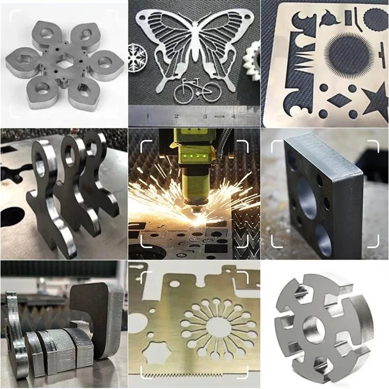 Máquina de corte de vigas de acero con láser de fibra de pórtico para cortar agujeros y placas juntas 0