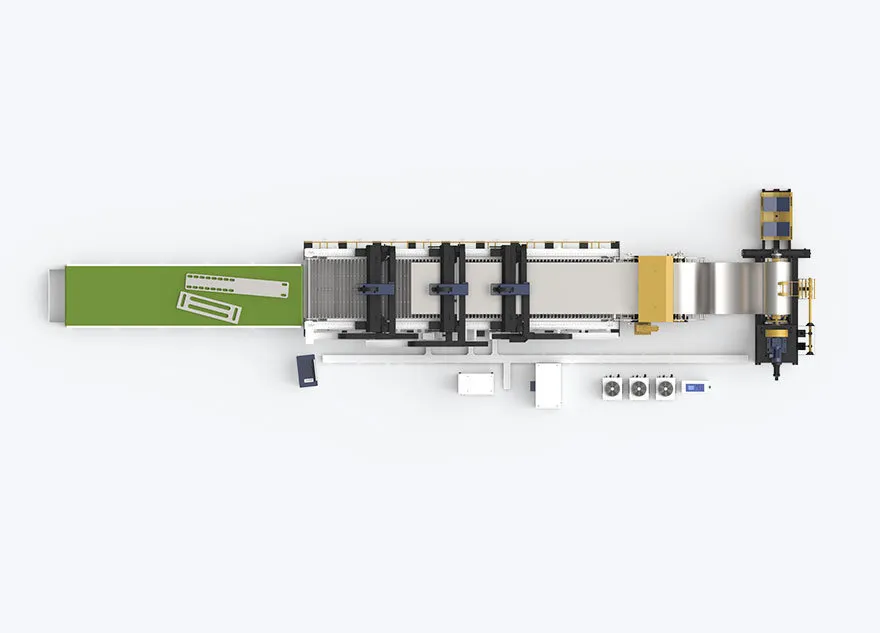 Máquina de corte por láser de grado industrial con especificaciones de potencia de 3 fases 2