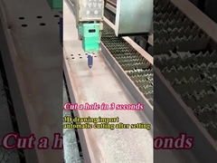 Triturador 3D de fibra de acero de cinco ejes 12kw 20kw 12m I haz H B